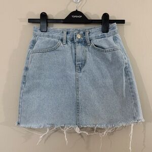 DENIM MINI SKIRT SIZE S